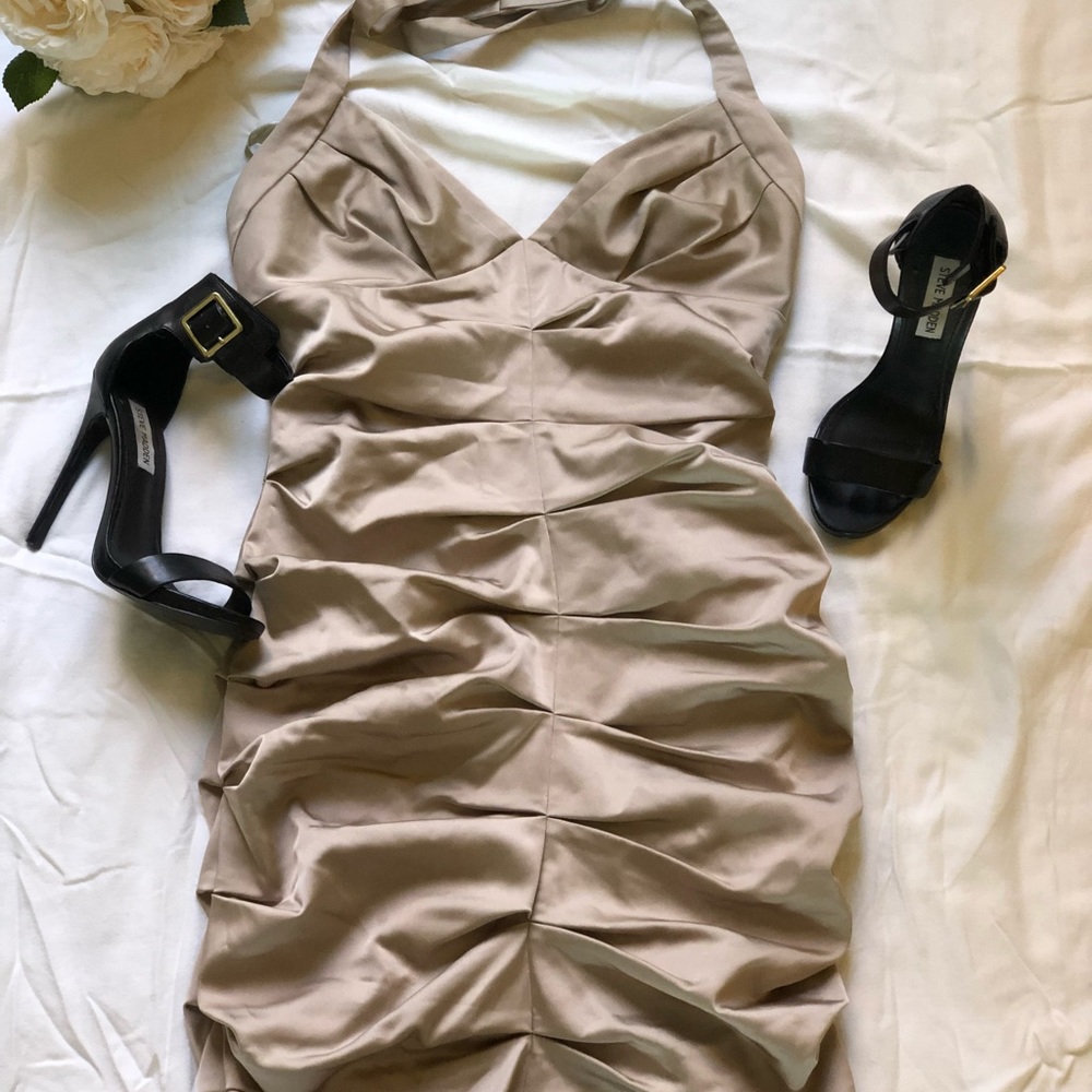 Halter top formal dress